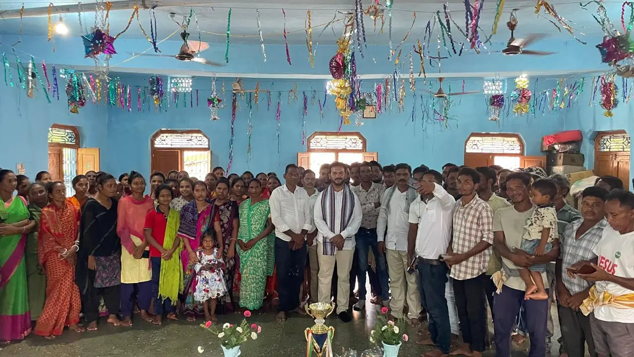 MLA Rupesh Panigrahi with karmi 9