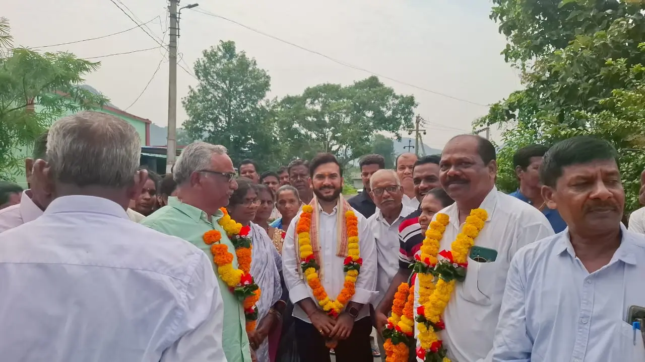 Felicitation of Parakhemundi MLA Rupesh Panigrahi