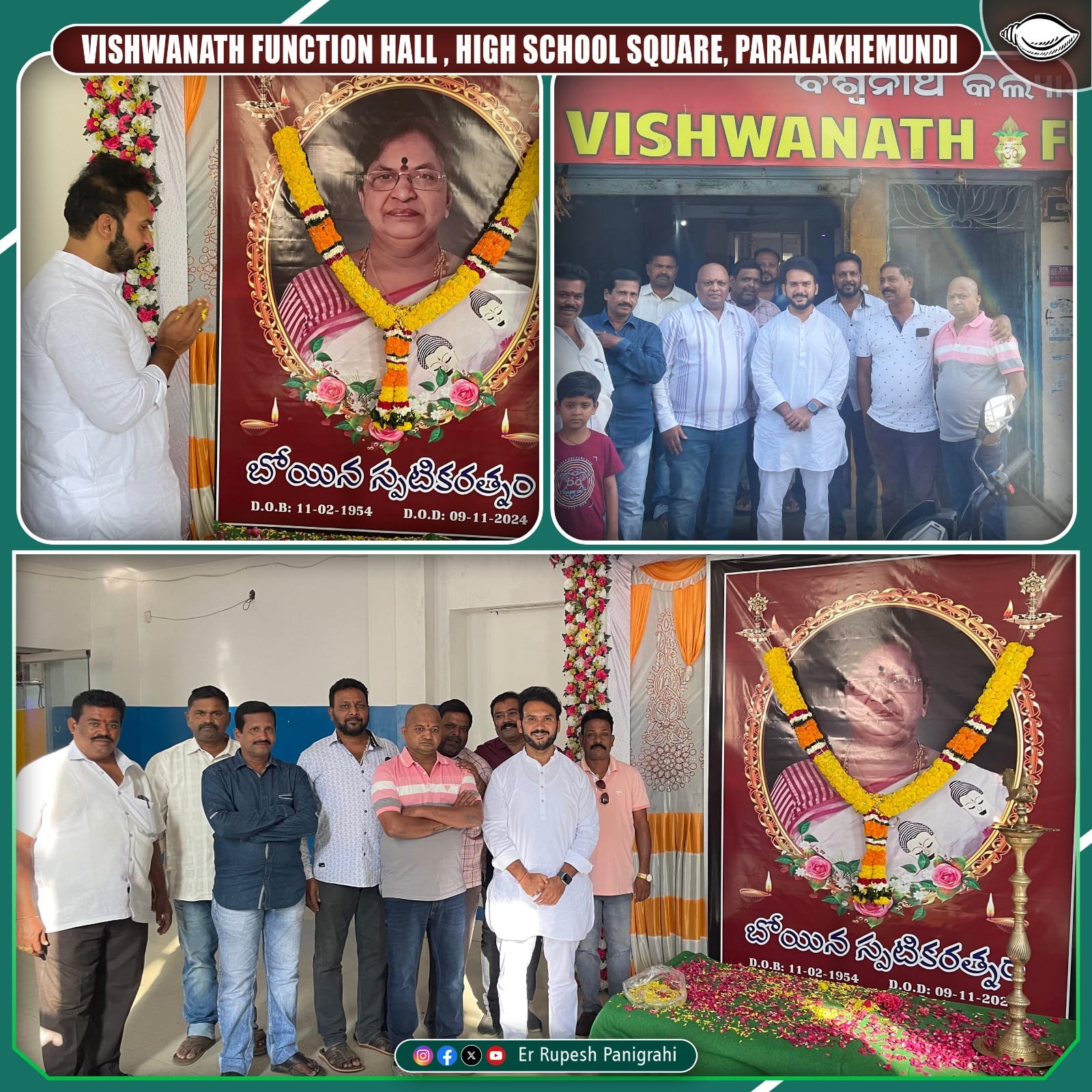 Prayer Meet attended by MLA Rupesh Panigrahi