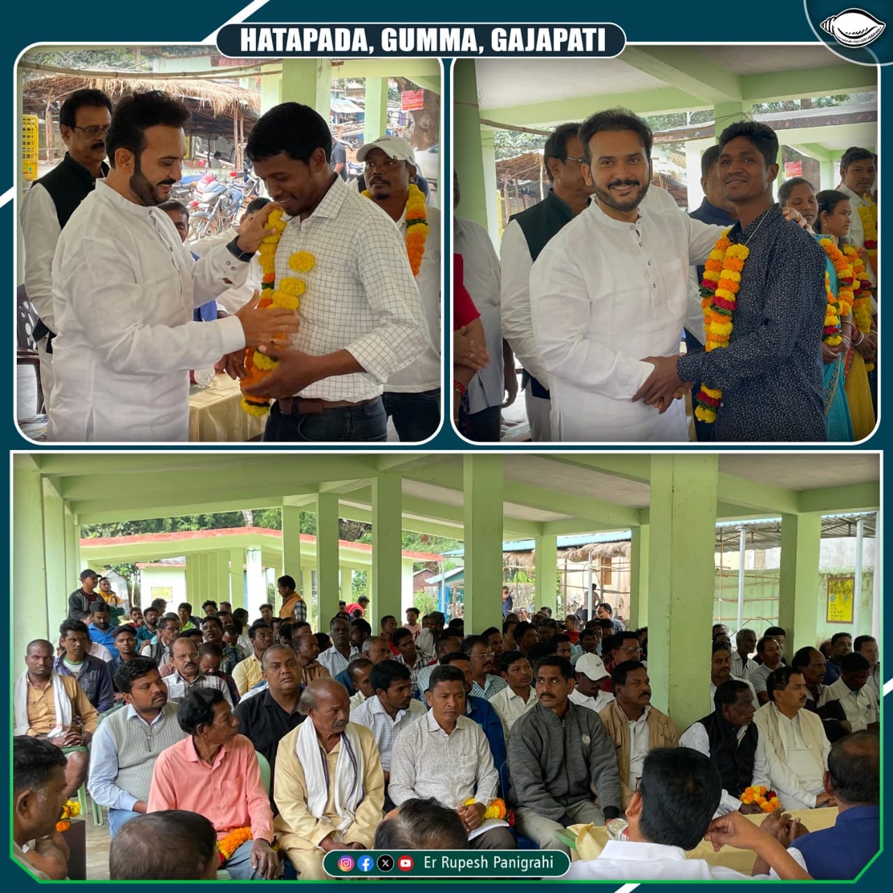 Hatapada Gumma, Gajapati visit by MLA Rupesh Panigrahi on Nov 2024