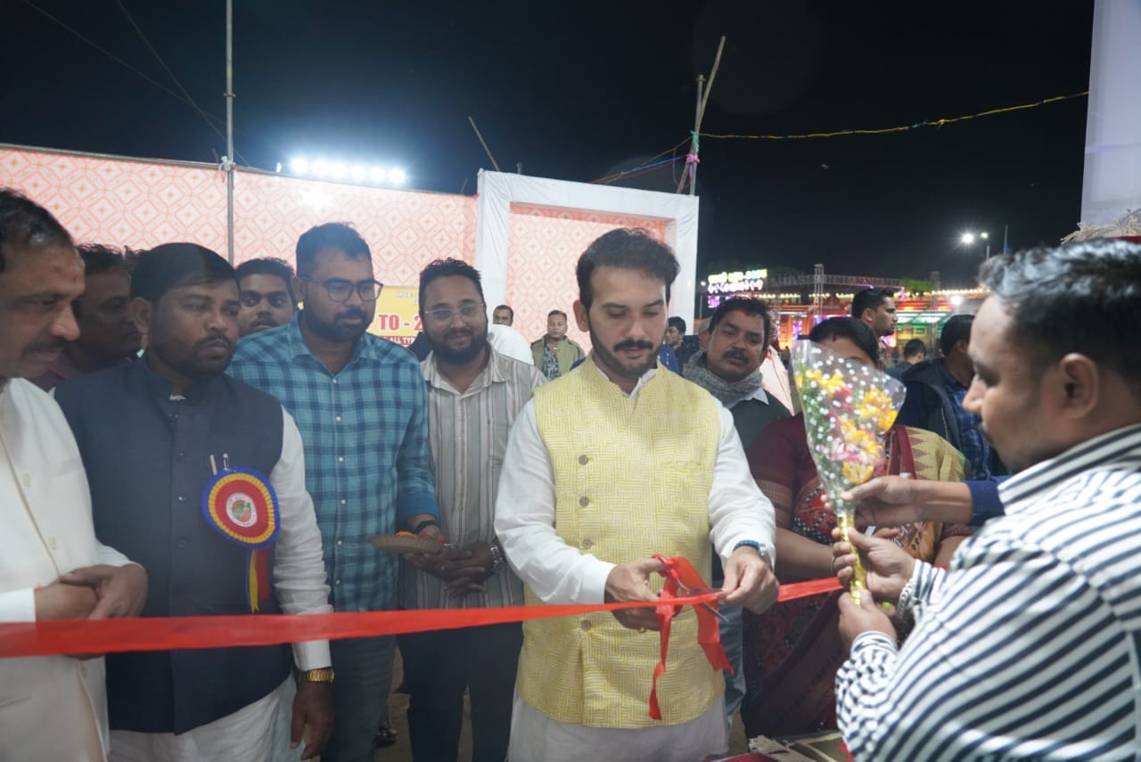 MLA Rupesh Panigrahi attending in gajapati Mahaustav 2024