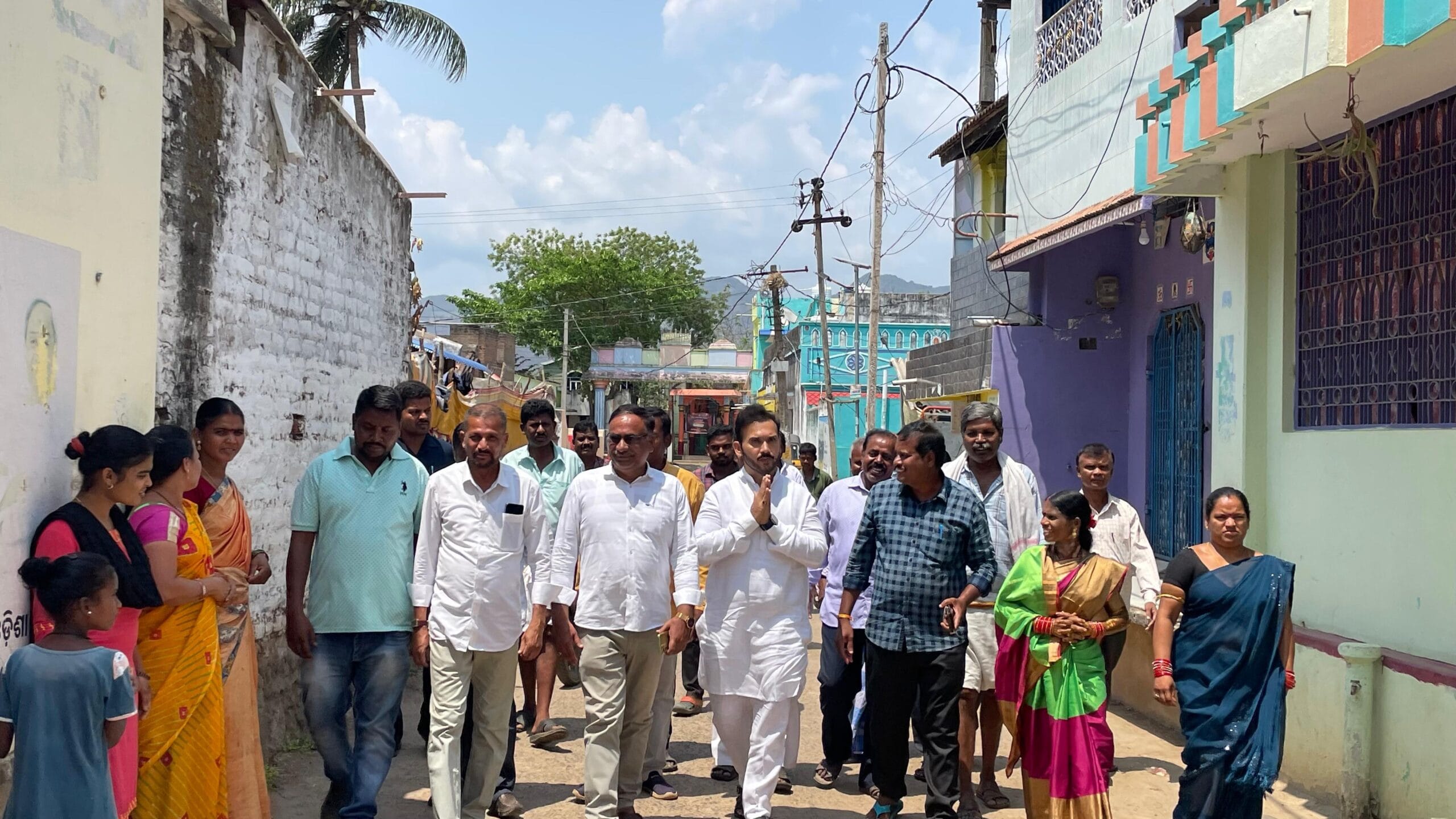 MLA Rupeshpanigrahi Visit to a Public House function