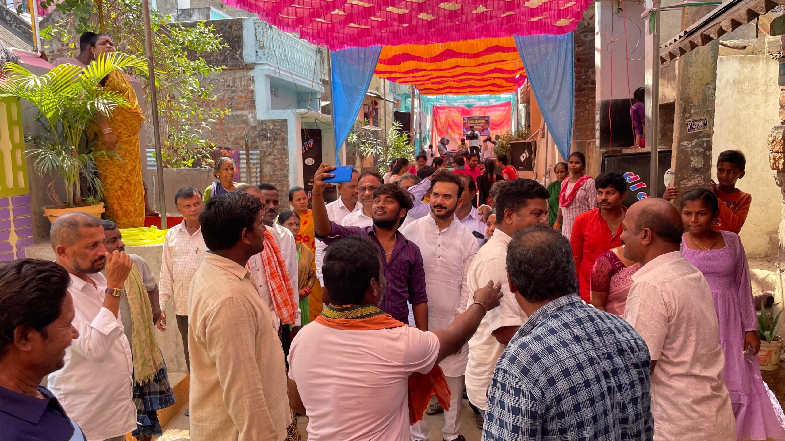 MLA Rupeshpanigrahi Visit to a Public House function 3